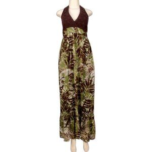 Sandra Darren Print Maxi Dress